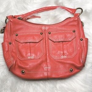 j.crew vintage leather hobo pocket bag